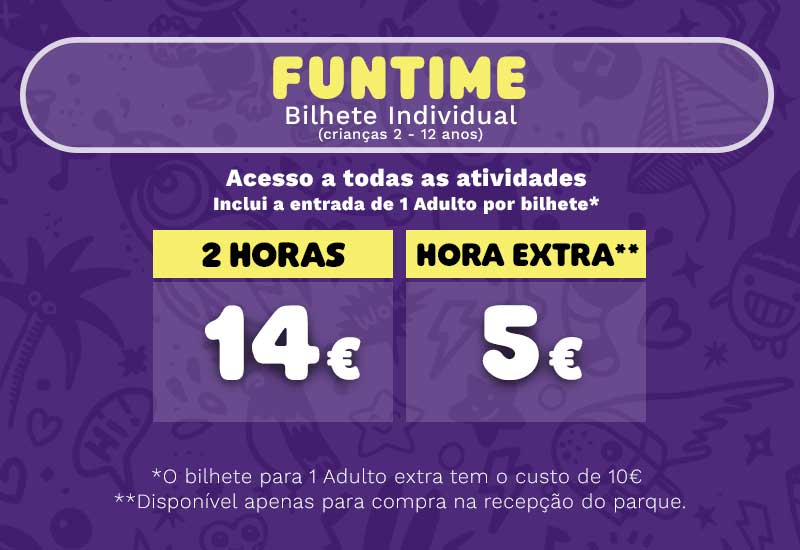 Preços FunTime KidsZone Matosinhos