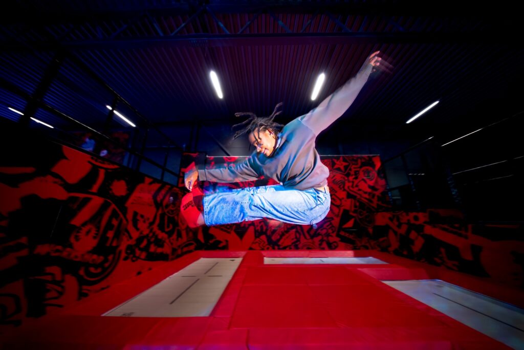 learn cool tricks on trampolines