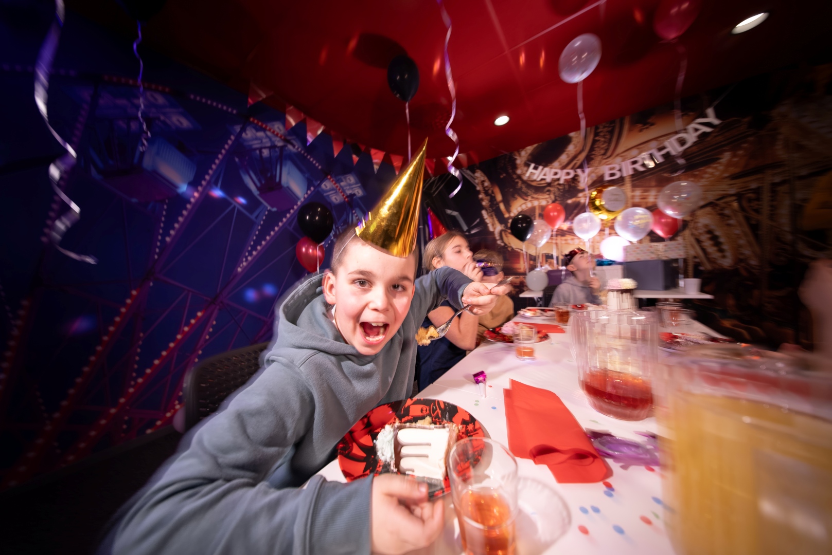 A alegria e diversão das crianças está garantida!