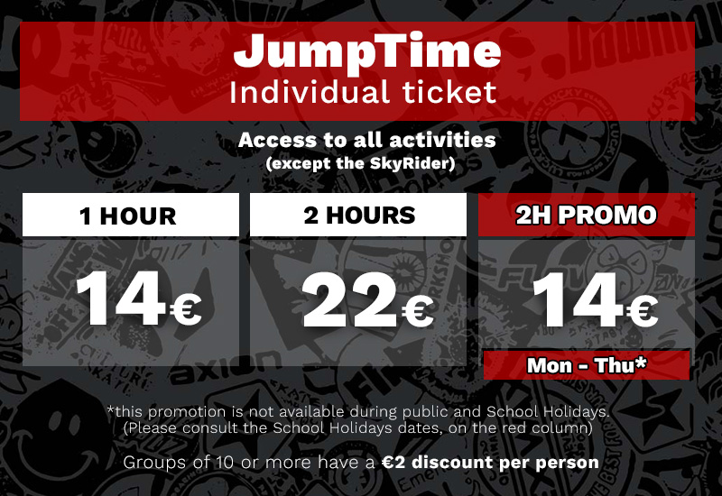 JumpTime Prices JumpYard Matosinhos
