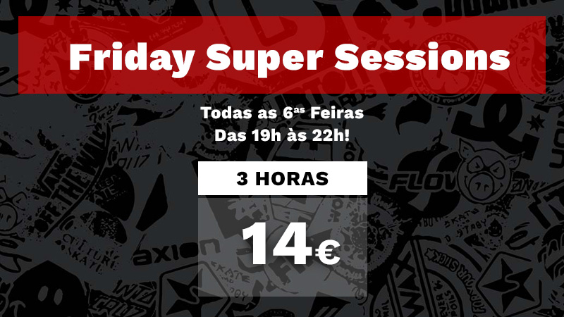 Preços Friday Super Session JumpYard Matosinhos