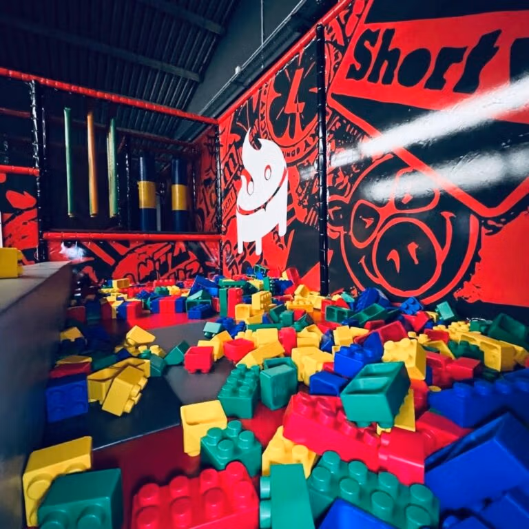 Zona para os mais pequenos na JumpYard em Lisboa. Reserve já o JumpBaby!